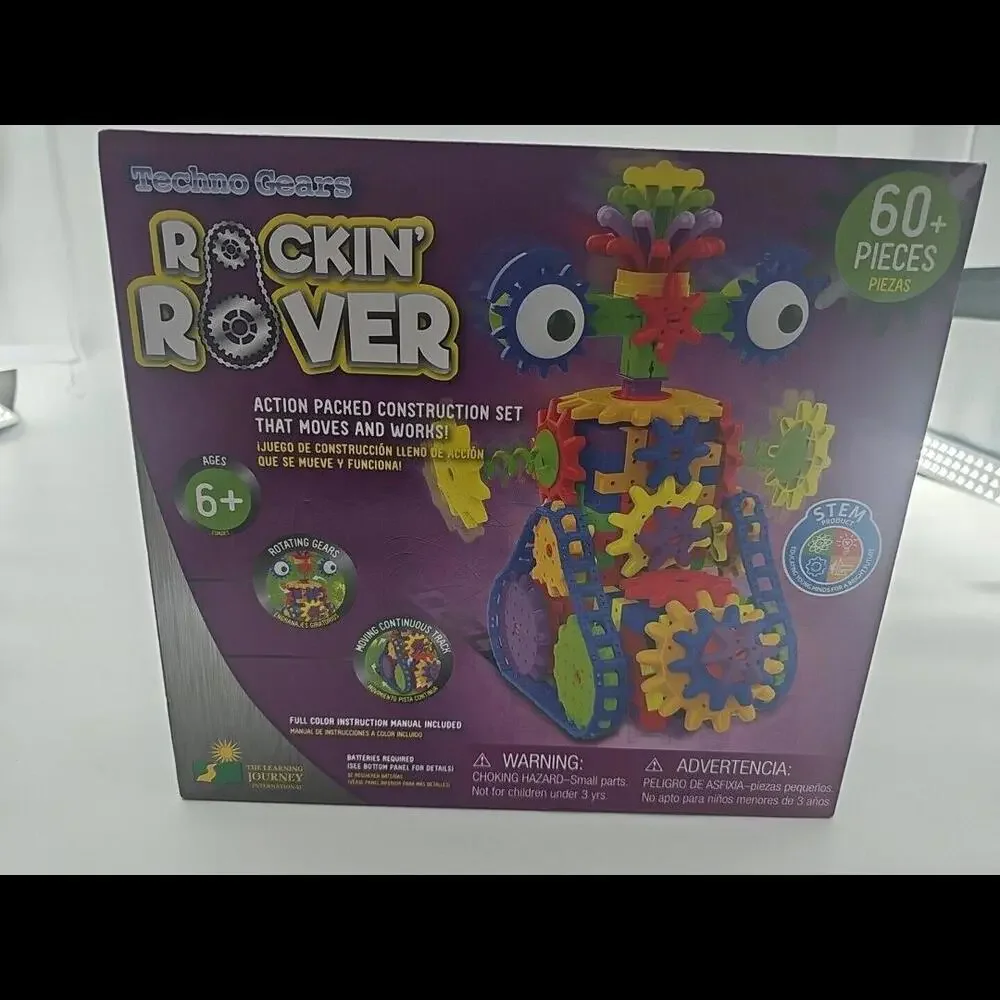 TECHNO GEARS (STEM) - 60pc each set. Rockin Rover Build Kit Toy NEW